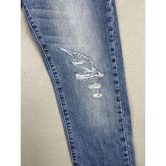 G-Star Raw Jeans Mens 30x32 (27L) 3301 Slim Straight Blue Denim Distressed - Picture 5 of 16